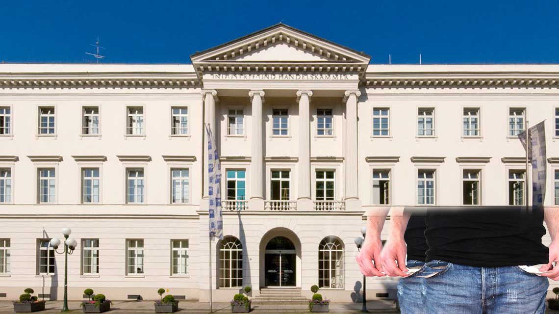 IHK Wiesbaden, das Erbprinzenpalais. Konjunkturumfrage