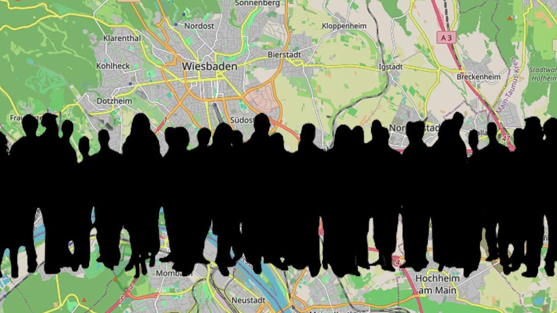Wiesbaden wächst, ein bisschen, Familien sind zufrieden.