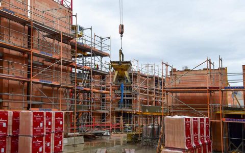 Baustelle Wiesbaden, Symbolfoto Helios HSK