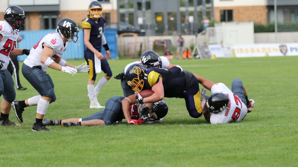 Phantoms unterliegen Meisterschaftskandidat Kirchdorf 14:31 ©2021 Phantoms