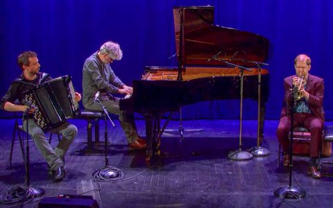 Trio Demierre, Dörner und Kocher in der Musikbibliothek