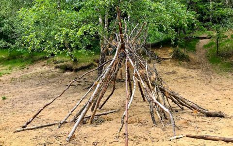 Survivalkurs: Tipi, Zelt, Unterschlupf in der Wildnis