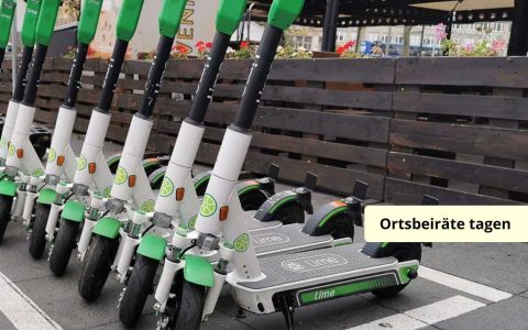 E-Scooter ausser abgestellt: Thema diese Woche im Ortsbeirat Bierstadt