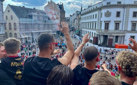 Rathausempfang des SV Wehen Wiesbadn