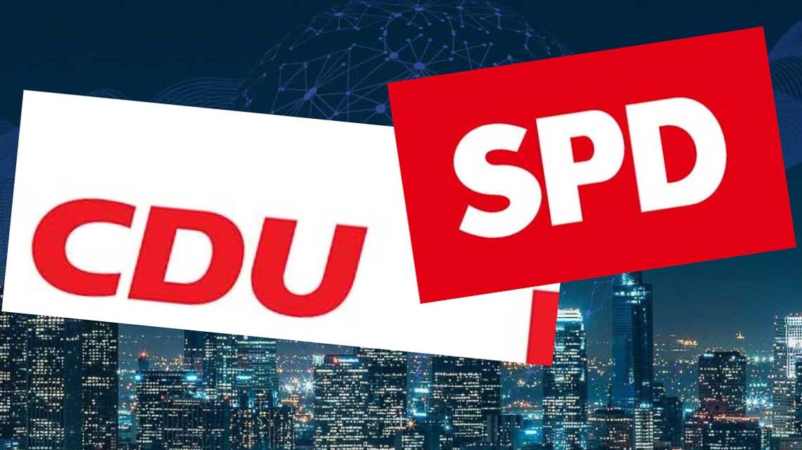 Groß Koalition in Hessen: CDU und SPD.