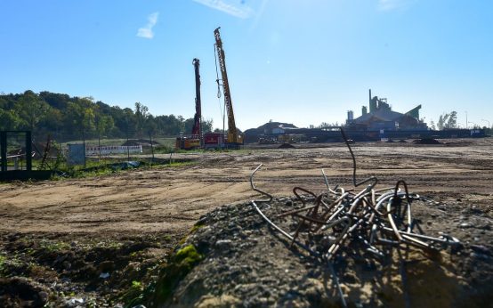 Baustelle in Wiesbaden