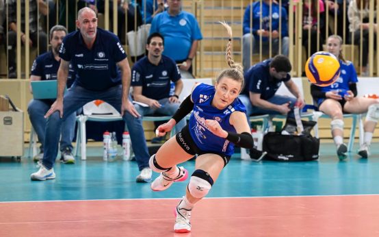 Izabella Rapacz, 1. Volleyball Bundesliga Frauen, Zwischenrunde, VC Wiesabden (VCW) – Ladies in Black Aachen, 2:3