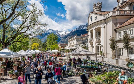 Marttreiben entlang der Passer in Meran