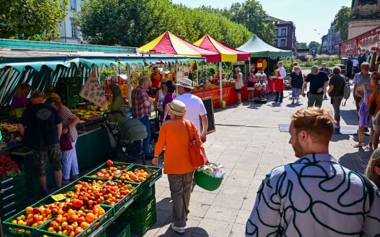 Wochenmarkt auf dem Luisenplatz