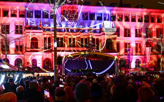 Rückblick: Eröffnung vom Sternschnuppenmarkt 2023.