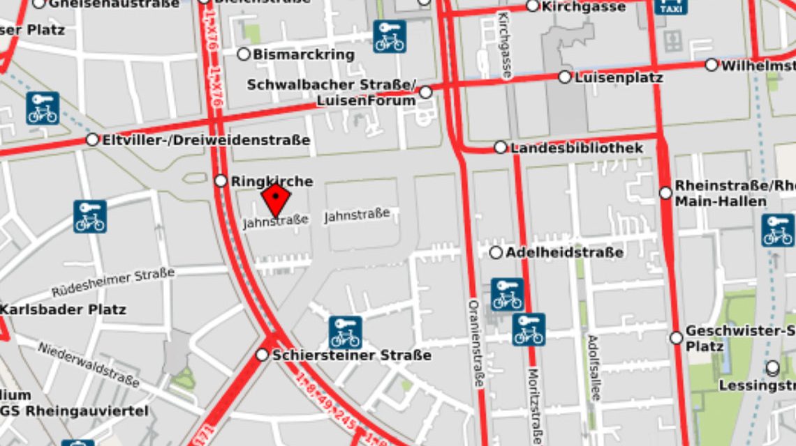 Jahnstraße Wiesbaden Mitte