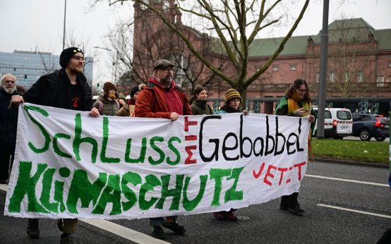 Erster Protest des Jahres, Frieda for Future gehen auf die Straße