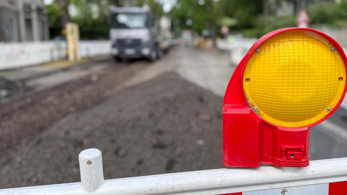 Baustelle in Wiesbaden: Wandersmannstraße, Ringstraße