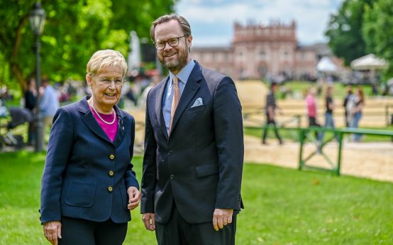 WRFC-Präsidentin Kristina Dyckerhoff und Vizepräsident Philipp Fünfrock freuen sich über ein wunderbares PfingstTurnier 2025