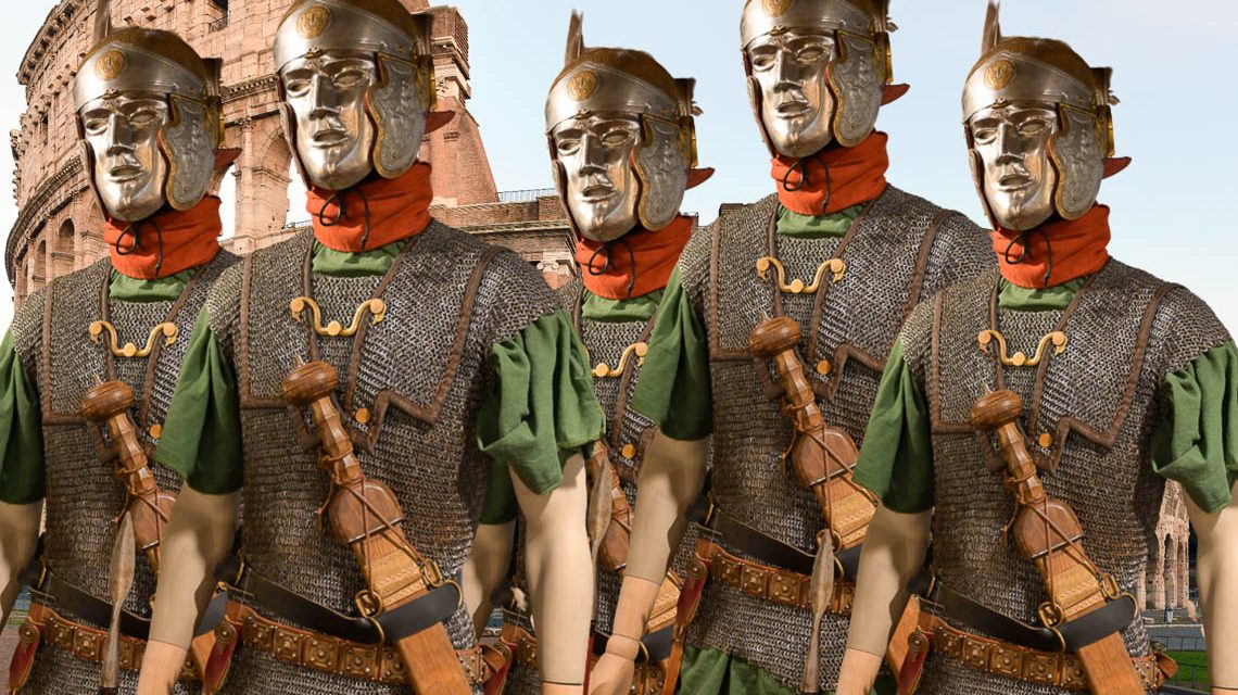 Soldaten im alten Rom, Roms Legionen.