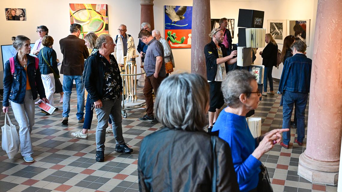 70 Jahre BBK, Ausstellungseröffnung im Rathausfoyer. @2025 Volker Watschounek