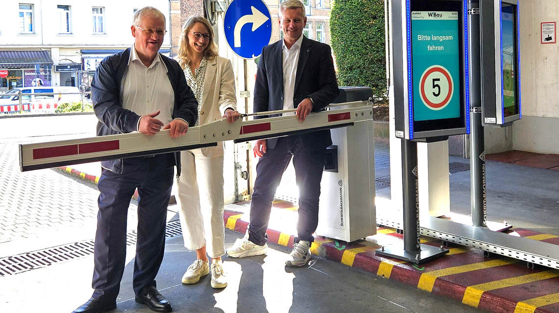 ticketloses Parken im City Parkhaus.