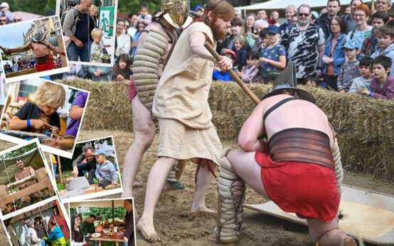 Gladiatoren und Wasserorgel: Höhepunkte beim Römerfest Wiesbaden