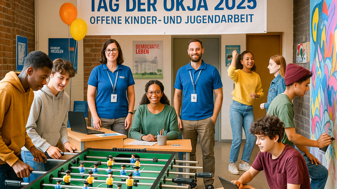 Jugendzentren öffnen: Demokratie erleben, Vielfalt gestalten, Zukunft mitbestimmen.