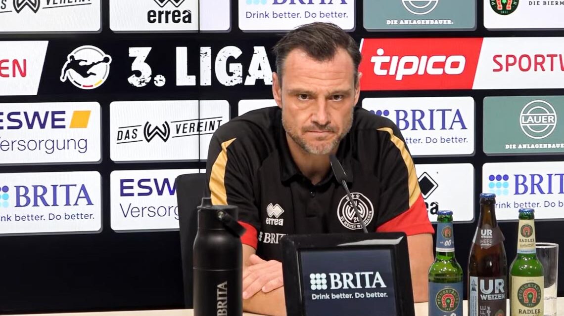 Trainer Nils Döring nach dem Spiel.