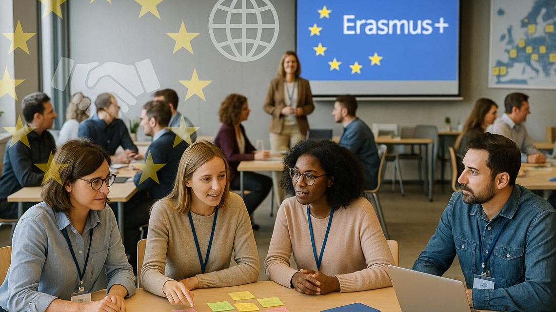 Lehrkräfte diskutieren Praxisideen und internationale Projekte: Die Netzwerktagung Erasmus+ macht Schulen fit für den Austausch.